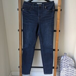 Madewell Women's Dark Blue High-rise Skinny Jeans - Size 29